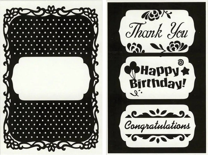 CGull Polka Dots (A2) Interchangeable Embossing Folder components