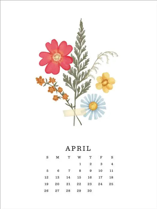 Pressed Floral 2026 Calendar - Echo Park