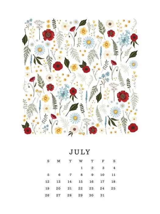 Pressed Floral 2026 Calendar - Echo Park