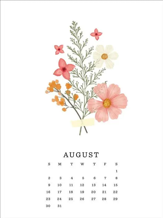 Pressed Floral 2026 Calendar - Echo Park