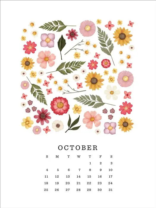 Pressed Floral 2026 Calendar - Echo Park