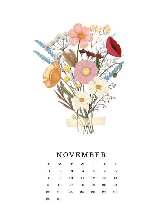 Pressed Floral 2026 Calendar - Echo Park