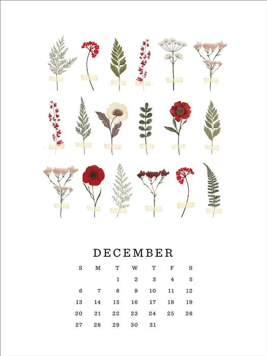 Pressed Floral 2026 Calendar - Echo Park