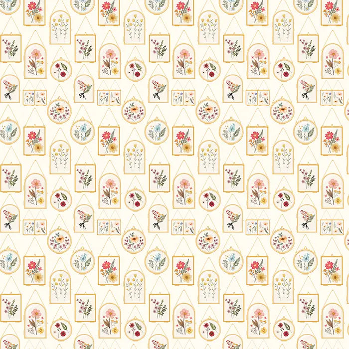 Pressed Floral Scrapbook Collection Kit, 12" x 12" - Carta Bella