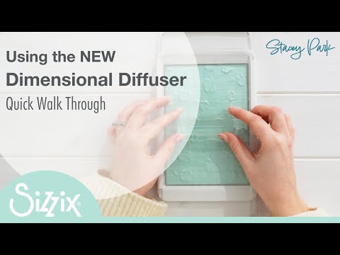 Stacey Park Serene Sophisticate Crafting Bundle - Diffuser, Embossing Folder & Stencil Set