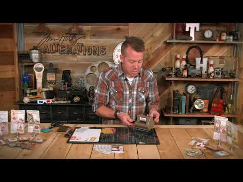 Tim Holtz Crafting Bundle - Fresh Brewed & Celebrate Thinlits with Adhesive Sheets