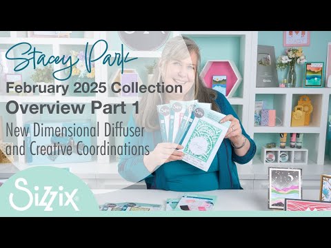 Stacey Park Serene Sophisticate Crafting Bundle - Diffuser, Embossing Folder & Stencil Set