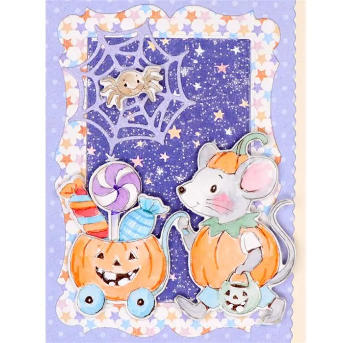 Pumpkin Parade Clear Stamp and Die Set - Halloween - Art Impressions
