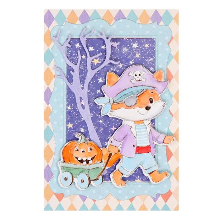 Pumpkin Parade Clear Stamp and Die Set - Halloween - Art Impressions