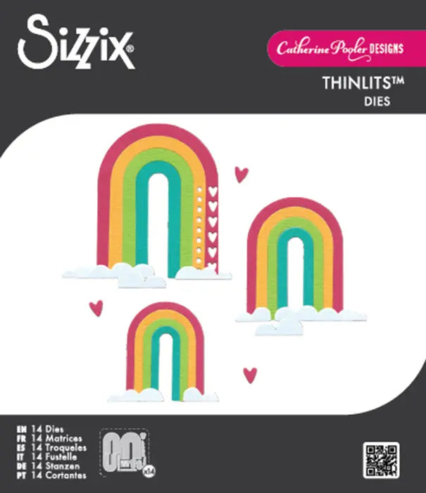 Rainbow Arches Thinlits Die Set - Catherine Pooler - Sizzix