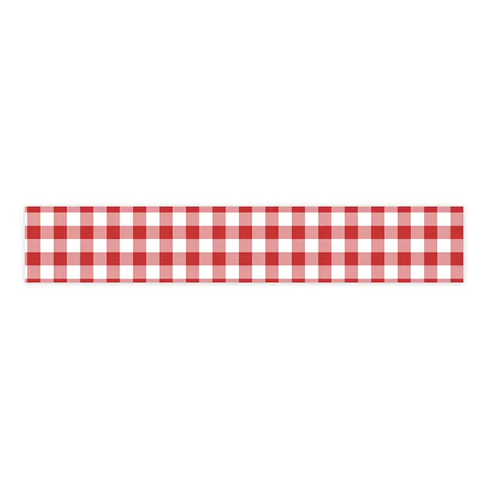 Red Dashed Gingham Washi Tape - Mom's Kitchen - Echo Park