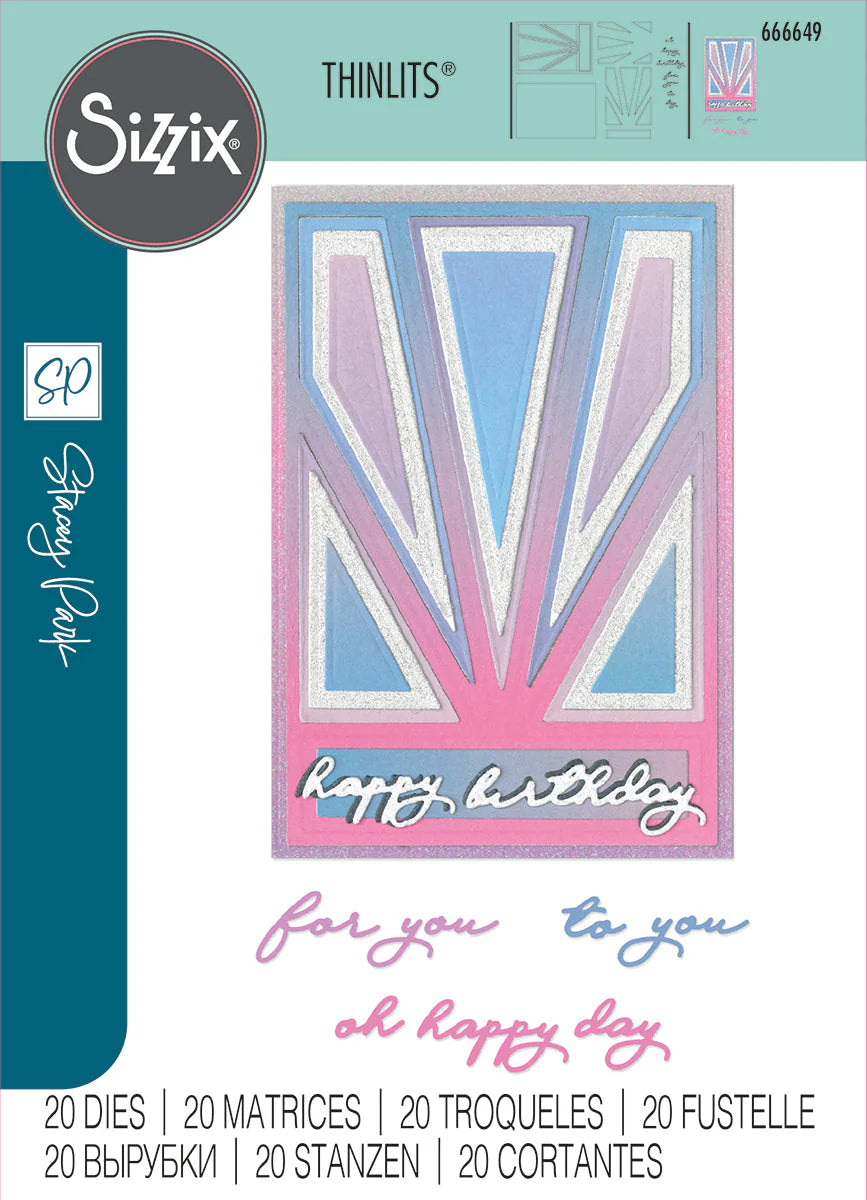 Refined Rays Thinlits Dies - Cosmopolitan - Stacey Park - Sizzix