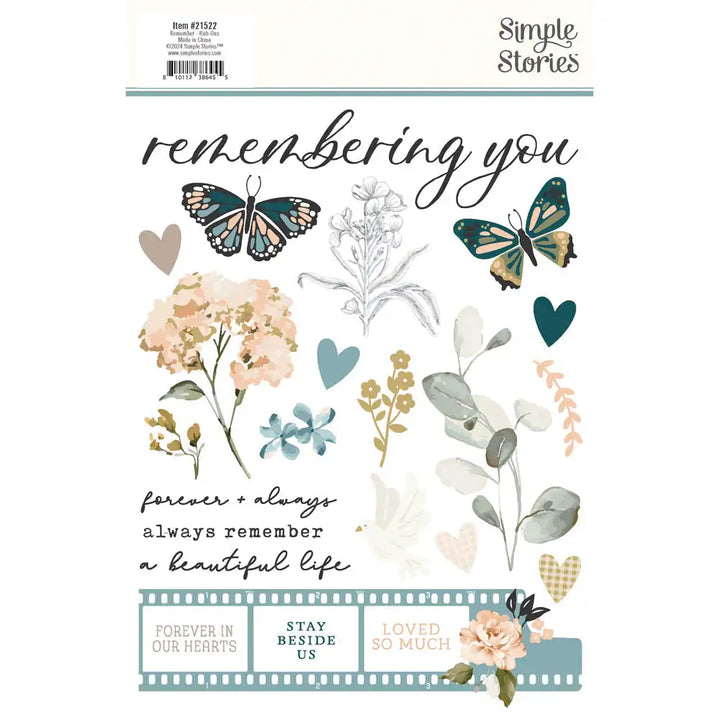 View 2 of Remember Rub Ons - Simple Stories