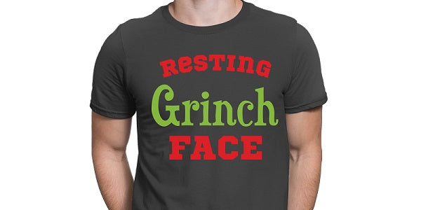 Resting Grinch Face SVG Image File Download