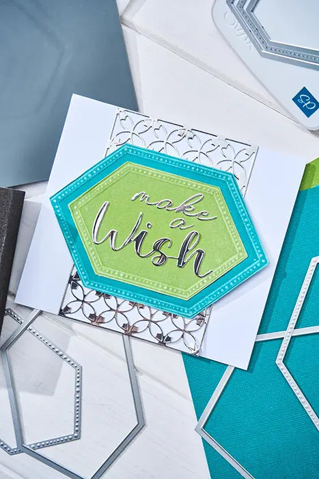 Reversed Belinda Stitched Hexagons Framelits Die Set - Stacey Park - Sizzix