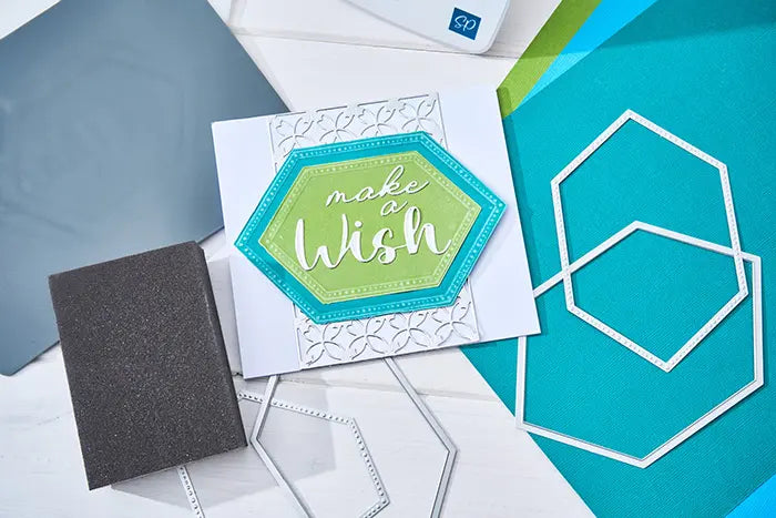 Reversed Belinda Stitched Hexagons Framelits Die Set - Stacey Park - Sizzix