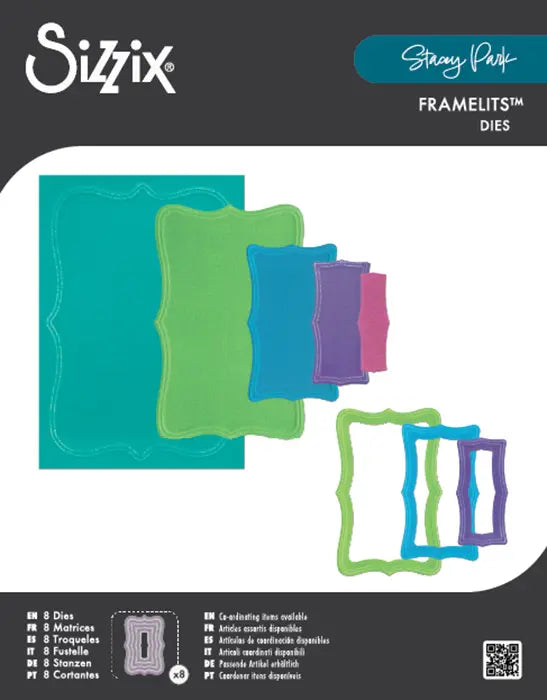Reversed Doris Dotted Top Note Framelits Die Set - Stacey Park - Sizzix