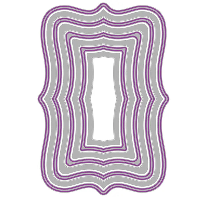 Reversed Doris Dotted Top Note Framelits Die Set - Stacey Park - Sizzix