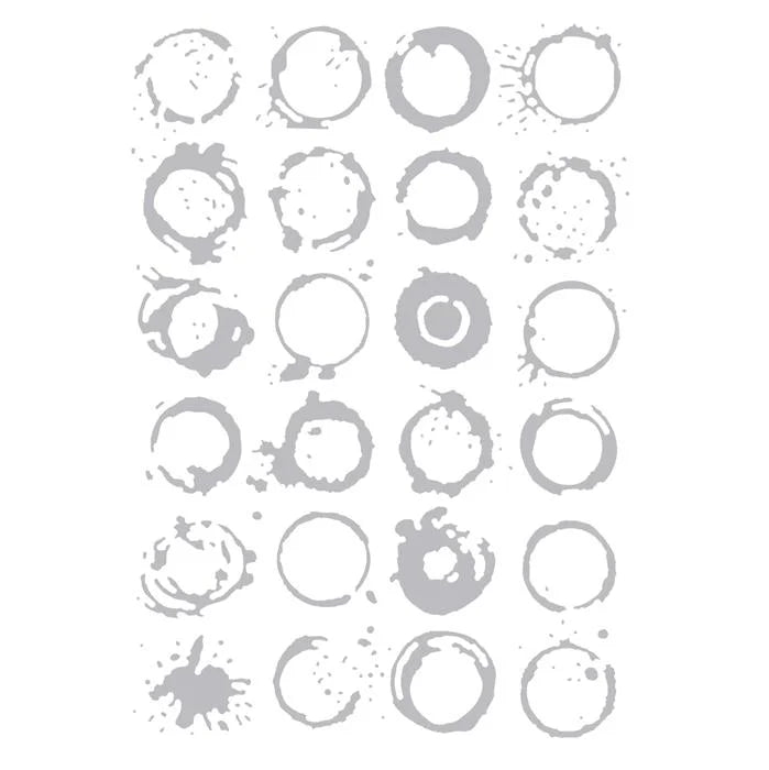Ringer 2D Texture Fades Embossing Folder (Large/A5) by Tim Holtz (Vault) - Halloween Collection - Sizzix