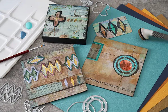 View 2 of Roundabouts Thinlits Die Set by Seth Apter - Sizzix