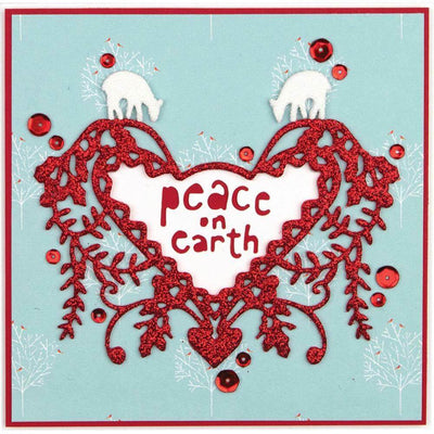 Peace On Earth Etched Dies - Shapeabilities - 2019 Holiday - Sharyn Sowell - Spellbinders
