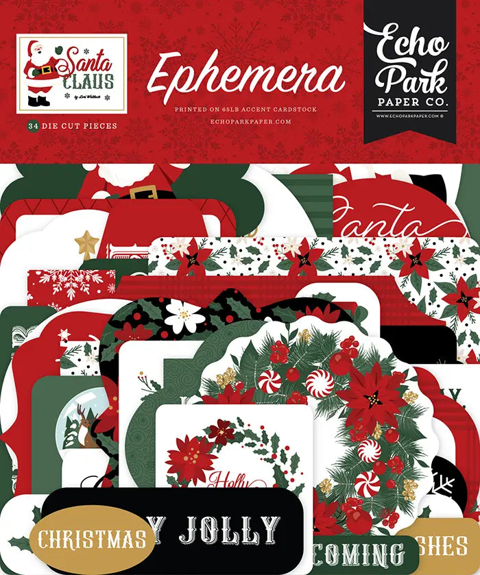 Santa Claus Ephemera Die Cuts - Echo Park