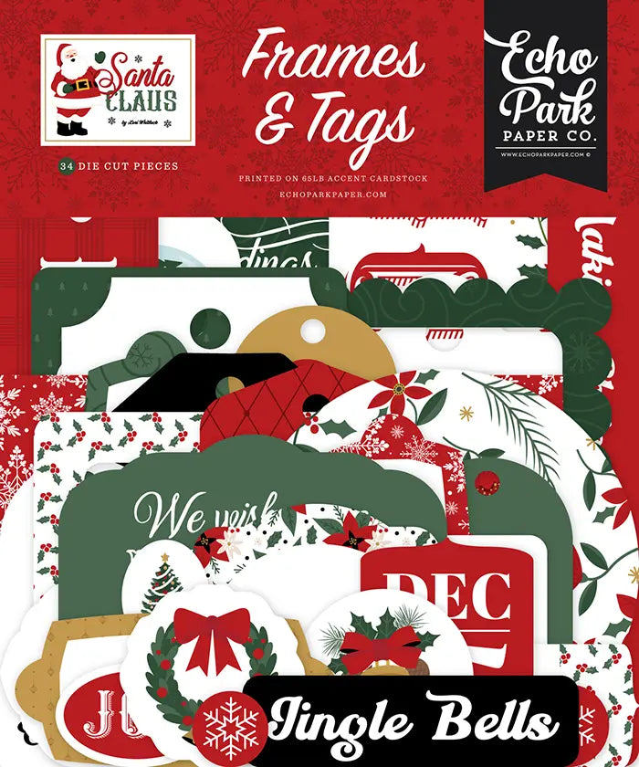 Santa Claus Frames & Tags - Echo Park