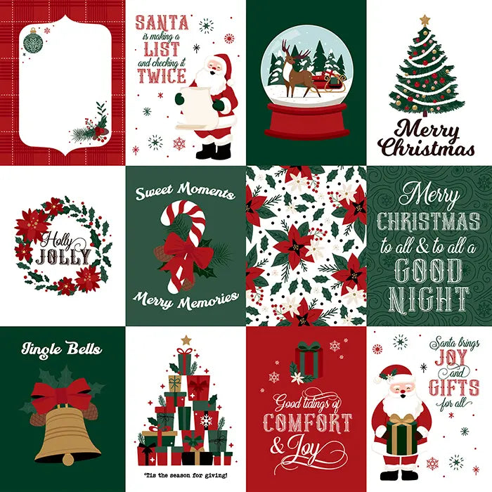 Santa Claus Scrapbook Collection Kit, 12" x 12" - Echo Park