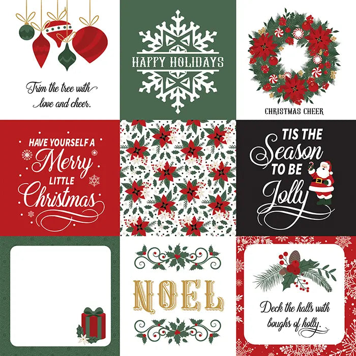 Santa Claus Scrapbook Collection Kit, 12" x 12" - Echo Park