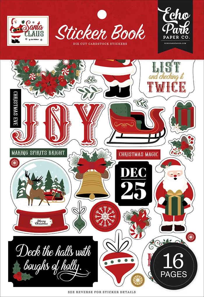 Santa Claus Sticker Book - Echo Park
