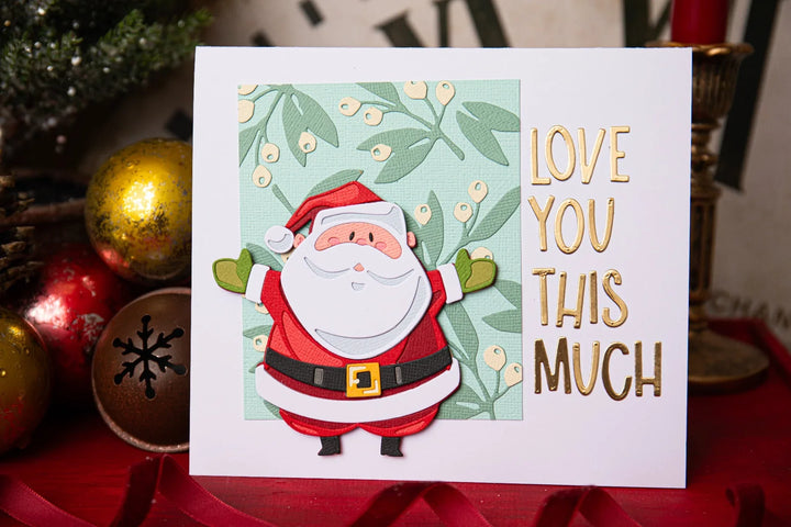 Santa Greeting Thinlits Die Set - Colorize by Tim Holtz - Sizzix