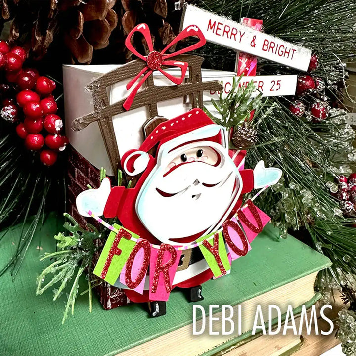 Santa Greeting Thinlits Die Set - Colorize by Tim Holtz - Sizzix