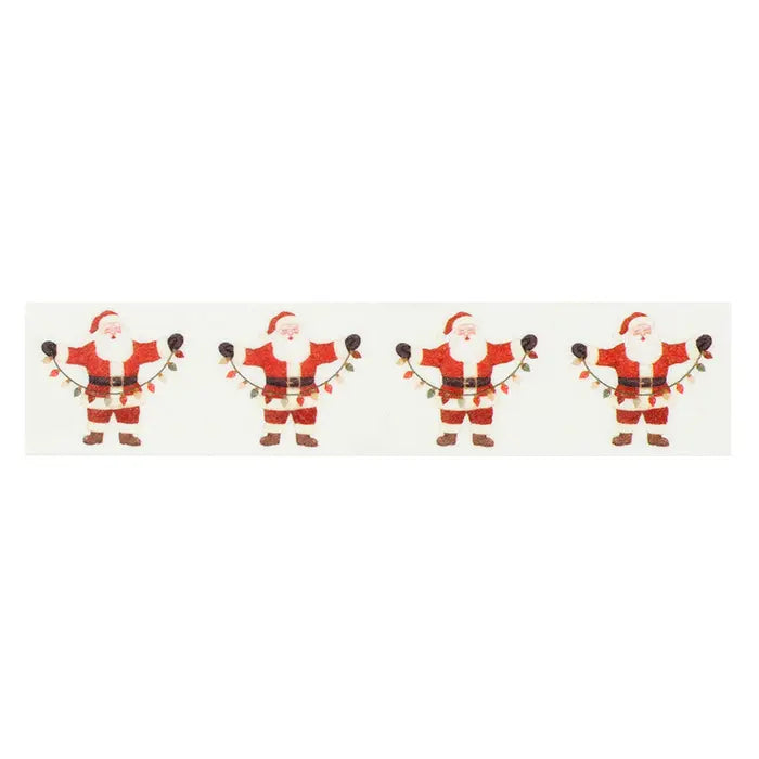 Santa Hanging Lights Washi Tape - Christmas Village - Carta Bella
