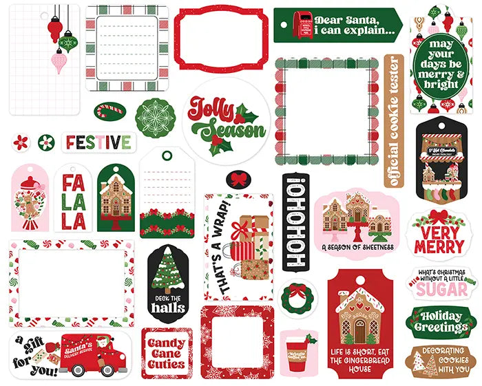 Santa's Christmas Delivery Frames & Tags - Echo Park