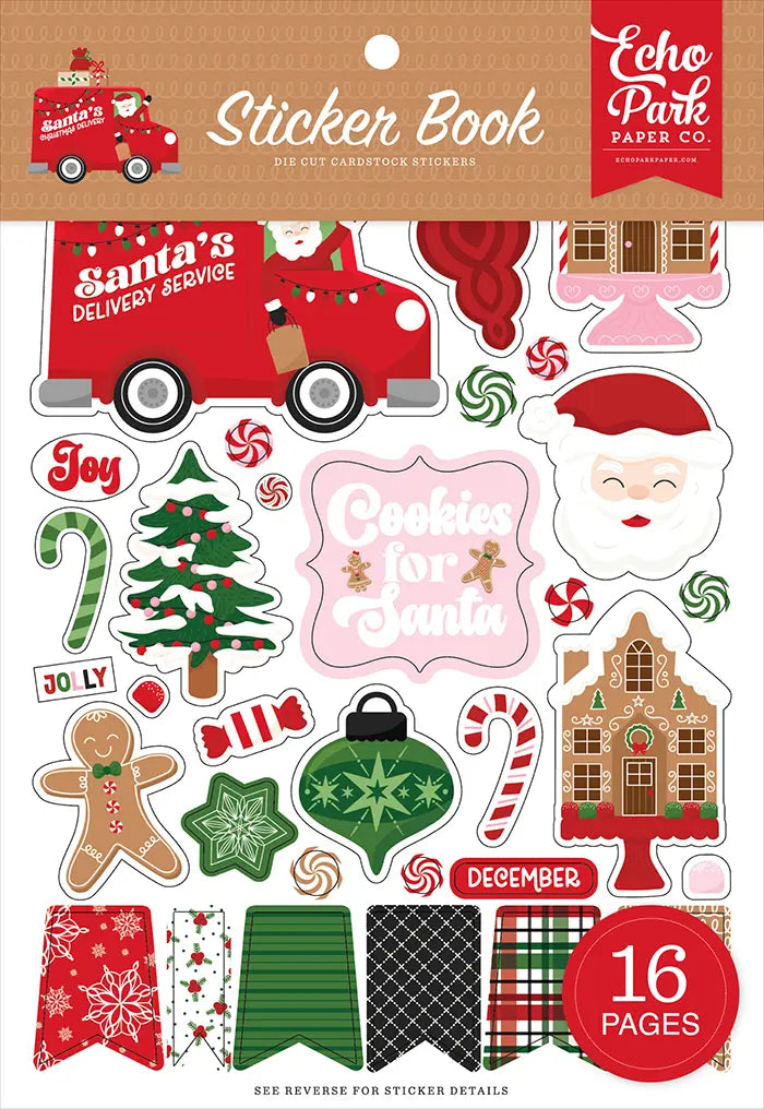 Santa's Christmas Delivery Sticker Book - Echo Park