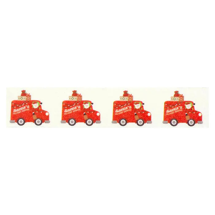 Santa's Delivery Truck Washi Tape - Santa's Christmas Delivery - Echo Park
