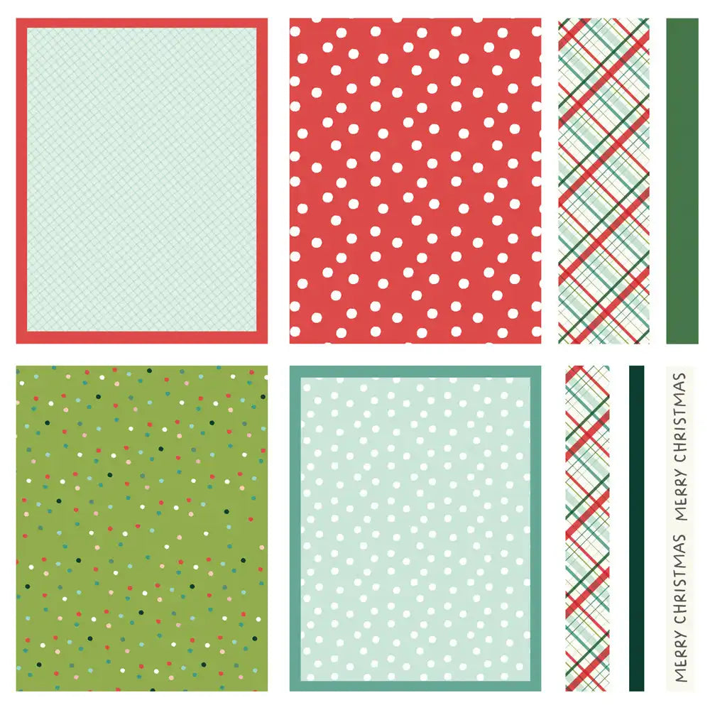 Santa's Village Simple Cards Card Kit - Simple Stories