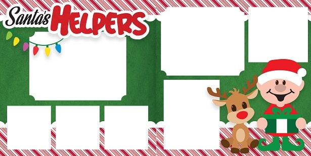 Deck the Halls with Santa's Helpers SVG Image File Download