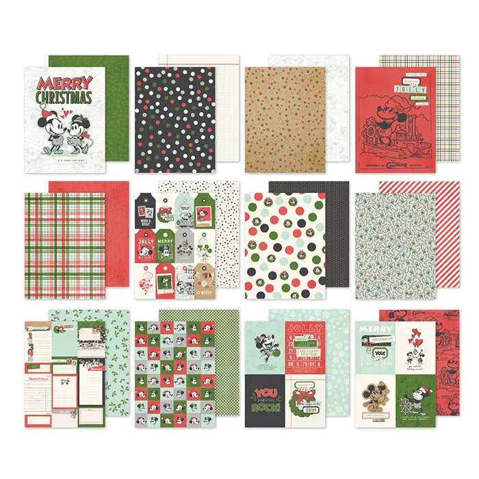 Classic Mouse Christmas Paper Pad, 6" x 8" - Say Cheese - Simple Stories