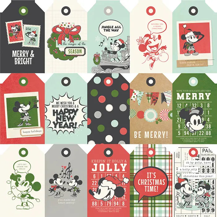 Say Cheese Classic Mouse Christmas Scrapbook Collection Kit, 12" x 12" - Simple Stories