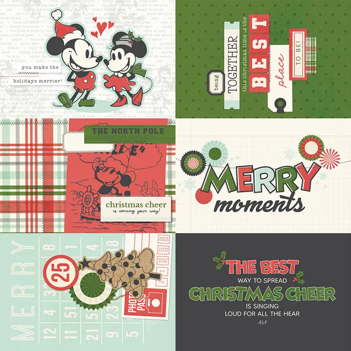 Say Cheese Classic Mouse Christmas Scrapbook Collection Kit, 12" x 12" - Simple Stories