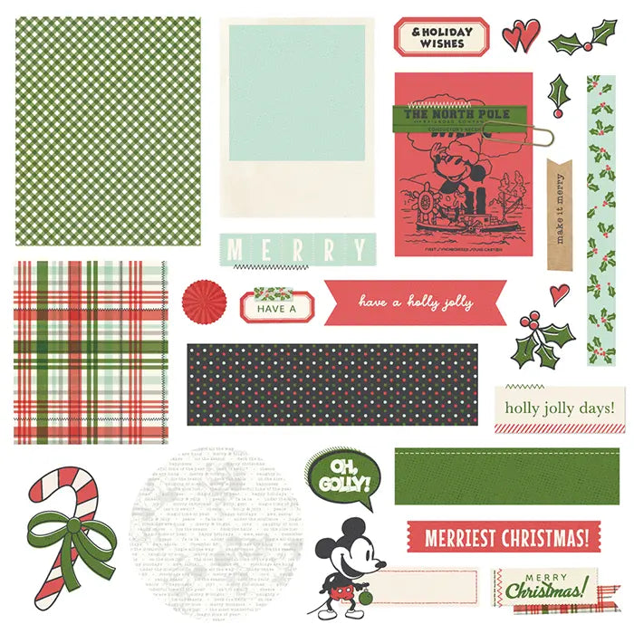 Say Cheese Classic Mouse Christmas Simple Cards Card Kit - Simple Stories