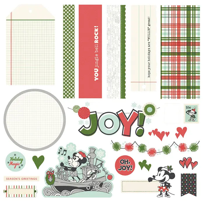 Say Cheese Classic Mouse Christmas Simple Cards Card Kit - Simple Stories