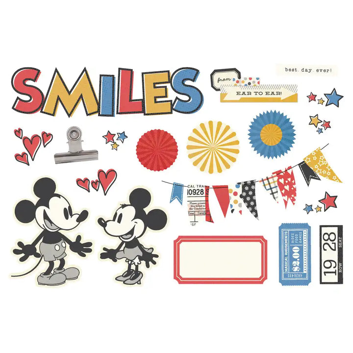 Say Cheese Classic Mouse Simple Pages Page Pieces - Simple Stories