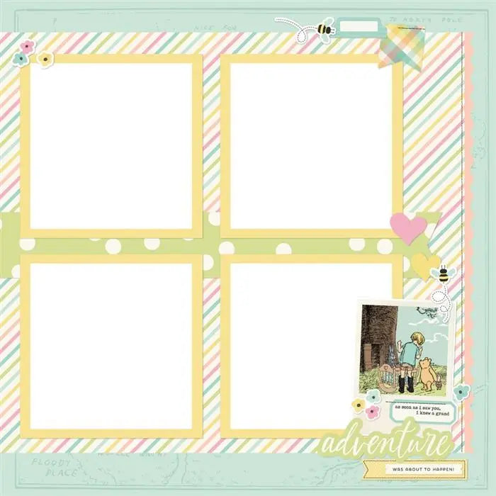Say Cheese Classic Pooh Baby Simple Pages Page Kit - Simple Stories