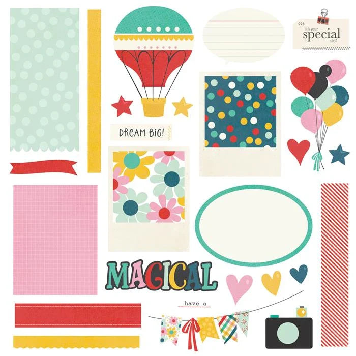 Say Cheese Happiest Place Simple Cards Card Kit - Simple Stories
