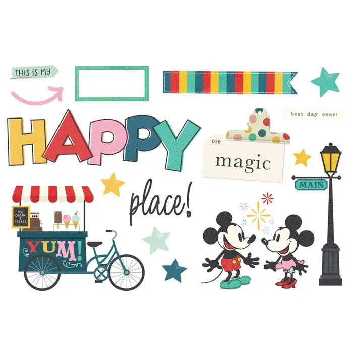 Say Cheese Happiest Place Simple Pages Page Pieces - Simple Stories