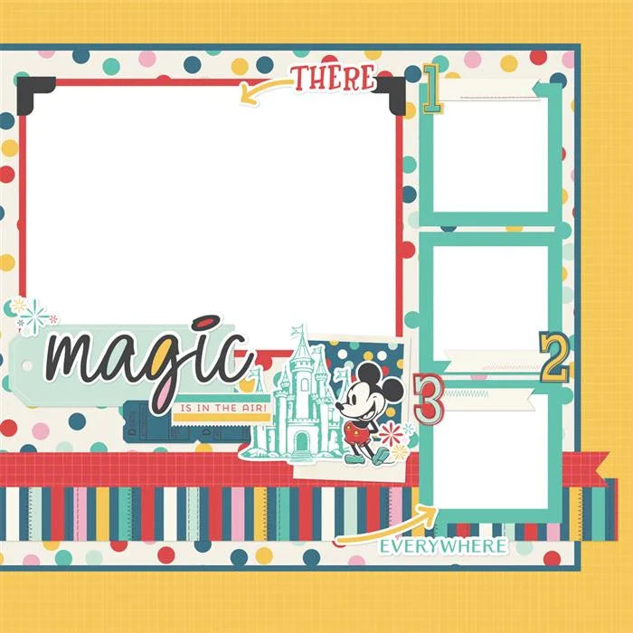 Say Cheese Happiest Place Simple Pages Page Kit - Simple Stories