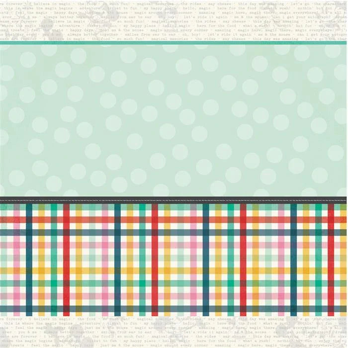 Say Cheese Happiest Place Simple Pages Page Kit - Simple Stories