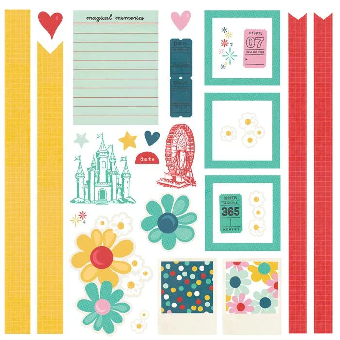 Say Cheese Happiest Place Simple Pages Page Kit - Simple Stories